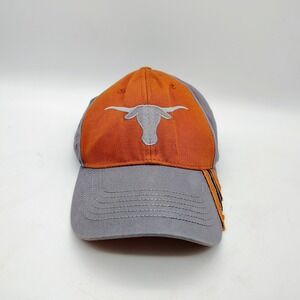 Texas Longhorns Captivating Headgear Hat Baseball Cap Orange Gray Strapback